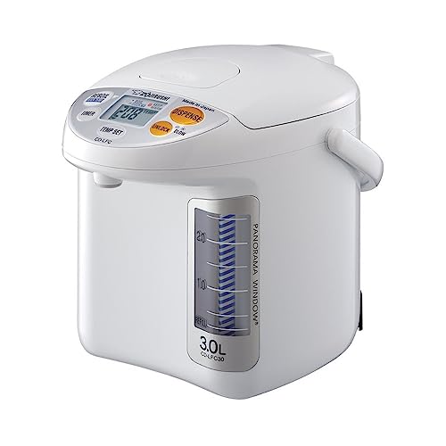 Zojirushi CD LFC30 Micom Water Boiler and Warmer, 3.0 L, 101 Oz (White)