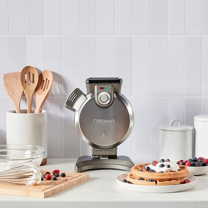 Cuisinart Belgian Waffle Maker, Vertical Iron, Silver, WAF-V100P1