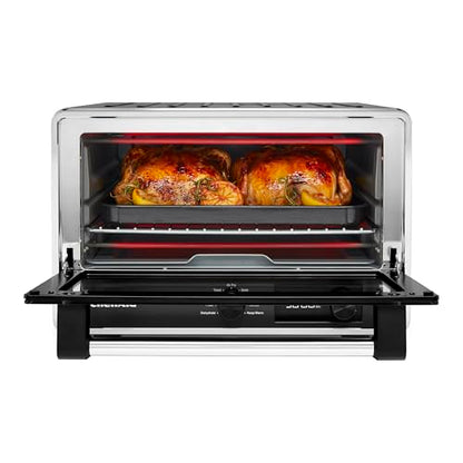 KitchenAid Digital Air Fry Countertop Oven, KCO124BM, Black Matte