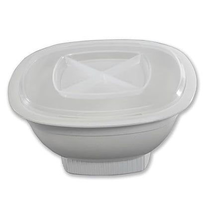 Nordic Ware Microwave Popcorn Popper, White, 12 Cup