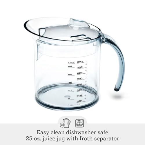 Breville BJE200XL Juice Fountain Compact Centrifugal Machine, 25 fl oz, Silver