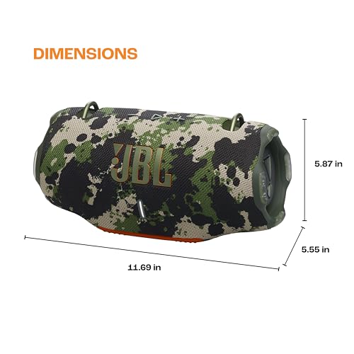 JBL Xtreme 4 - Portable Bluetooth Speaker, Powerful Sound and Deep Bass, IP67 Waterproof, 24 Hours of Playtime, Powerbank, Auracast for Multi-Speaker Pairing (Black)