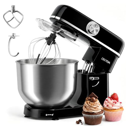 OSTBA Stand Mixer, 6 Speed Tilt-Head Electric Kitchen Mixer with 6.3QT Bowl