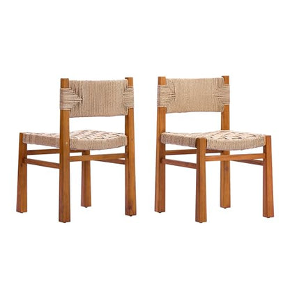 Christopher Knight Home 9 Piece Outdoor Dining Set Acacia Wood Expandable Table and 8 Light Brown Wicker Chairs Teak Finish Frame Patio Dining Furniture Set for Garden Backyard Porch Deck