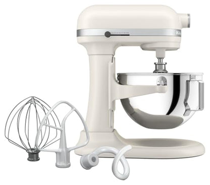 KitchenAid 5.5 Quart Bowl-Lift Stand Mixer with 11 Speeds, KSM55SXXX, Porcelain White