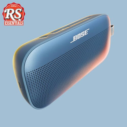 Bose SoundLink Flex Bluetooth Speaker (2nd Gen) - Portable Outdoor Speaker with Hi-Fi Audio, Waterproof and Dustproof, USB-C, Up to 12 Hours Battery Life, Blue Dusk