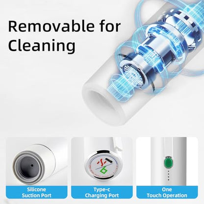Vixino Vacuum Sealer, vacuum sealer for food, handheld vacuum sealer(Vacuum Sealers+ 30 reusable vacuum seal bags)