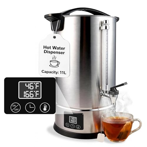 GKFF 11L (45 Cups) Hot Water Dispenser Urn, Commercial Hot Water Boiler