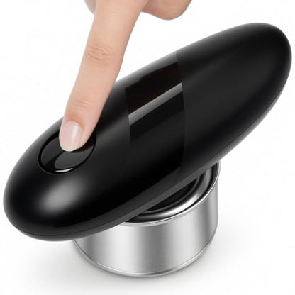 Electric Can Opener Opens Most Cans Effortlessly with Single Button