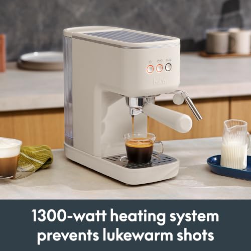 bella JOLT 20-bar Slim Espresso Maker, Oatmilk