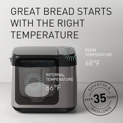 Panasonic Bread Machine, Automatic Bread Maker with 20 Presets and Advanced Temperature Sensor for Bread, Cake, and Pizza, Gluten Free Baking, Raisin Nut Dispenser - SD-R2550