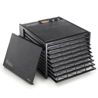 Excalibur Electric Food Dehydrator Machine 9-Tray with 26-Hour Timer, Automatic Shut Off Accurate Temperature Control and Fast Drying with 15 Square Feet of Drying Space, 600-Watts, Black