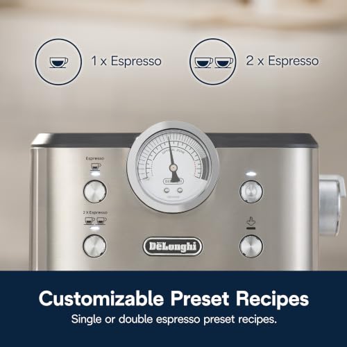 De'Longhi Classic Signature Espresso Machine, EM450 (Renewed)