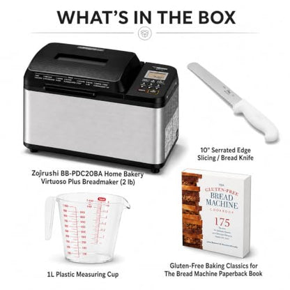 Zojirushi 2 lb Bread Machine Bundle