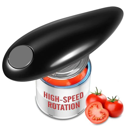 Electric Can Opener, Handheld One-touch Automatic Can opener, Smooth Edge Kitchen Gadget Can Openers Electric for Seniors with Arthritis