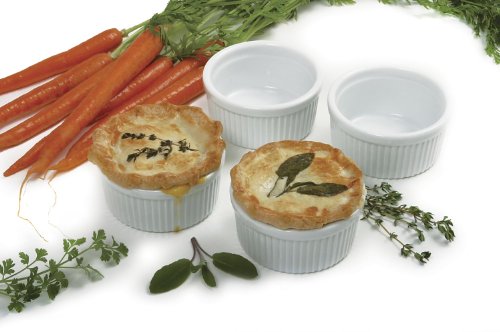 Norpro 8oz/240ml Porcelain Ramekins, Set of 4