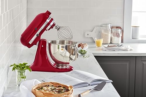KitchenAid Artisan, 5-Qt Tilt Head Stand Mixer, KSM150PS, Empire Red