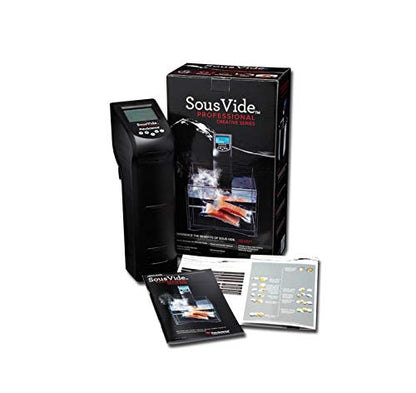 PolyScience CREATIVE Series Sous Vide Immersion Circulator Bundle with PolyScience 18-Litre Culinary Polycarbonate Tank and Lid - Black