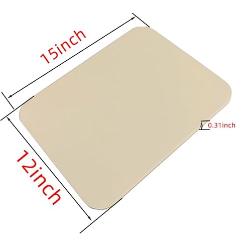 Pizza Stone，Durable Cordierite Cooking Pan for Oven Baking & Grilling，Heat resistance and impact resistance，Extra Large 15 x 12" Inch Rectangular