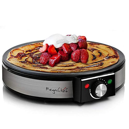The MegaChef Crepe and Pancake Maker Breakfast Griddle