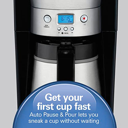 Hamilton Beach Programmable Drip Coffee Maker with 10 Cup Thermal Carafe