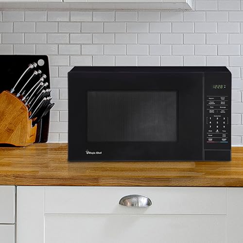 1.1 cu. ft. Countertop Microwave Oven, in Black with Gray Cavity