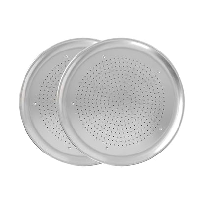 Nordic Ware Naturals 16" Air Crisp Perforated Aluminum Pizza Pan, Set of 2