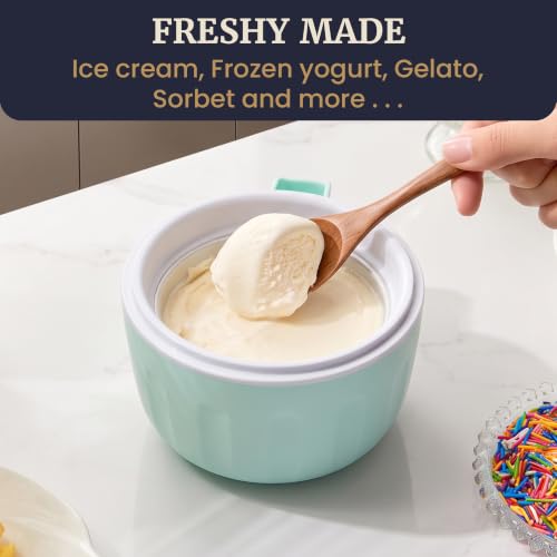 Elite Gourmet Americana Pint Perfect EIM1205M 1 Pint Freezing Mug, Mint
