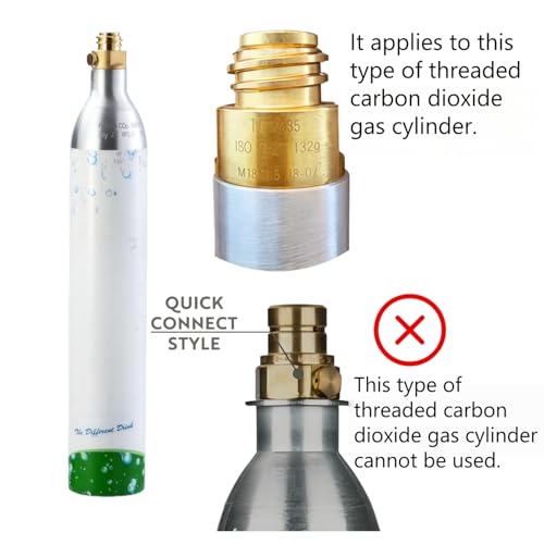 Carbonates Any Drink-Airosia Soda Maker Machine-304 Stainless Steel Sparkling Water Maker, Carbonator Machine with BPA Free Bottles(1L+0.5L) (CO2 Carbonator NOT Included)