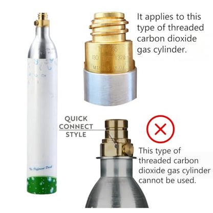 Carbonates Any Drink-Airosia Soda Maker Machine-304 Stainless Steel Sparkling Water Maker, Carbonator Machine with BPA Free Bottles(1L+0.5L) (CO2 Carbonator NOT Included)