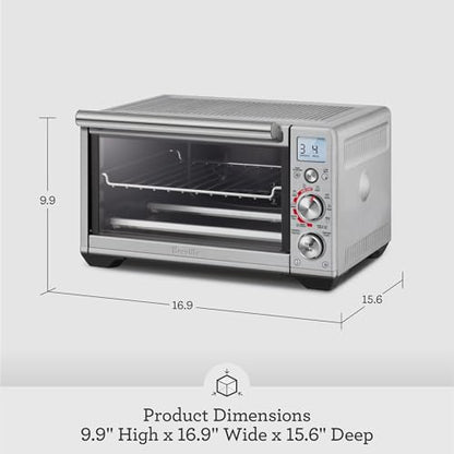 Breville Smart Oven Air Fryer Compact, Brushed Stainless Steel