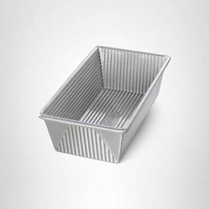 USA Pan Bakeware Aluminized Steel Loaf Pan, 5"D x 10"W x 3"H, 1.5 Pound