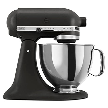 KitchenAid Artisan, 5-Qt Tilt Head Stand Mixer, KSM150PS, Cast Iron Black