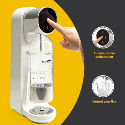 Sparkling Soda Water, Electric Soda Maker for Making Carbonated