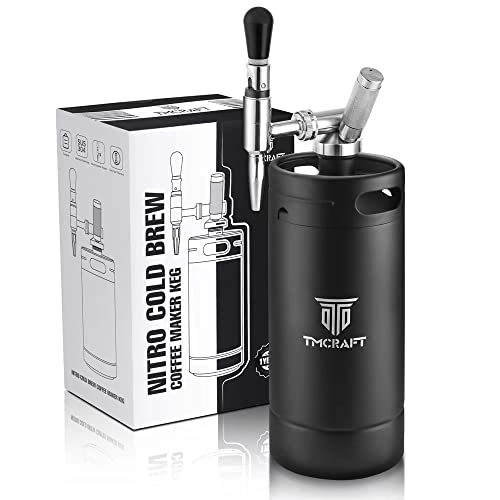 TMCRAFT 128oz Nitro Cold Brew Coffee Maker with Stout Creamer Faucet