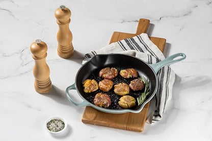 Le Creuset Enameled Cast Iron Signature, 9-Piece Cookware Set, Sea Salt