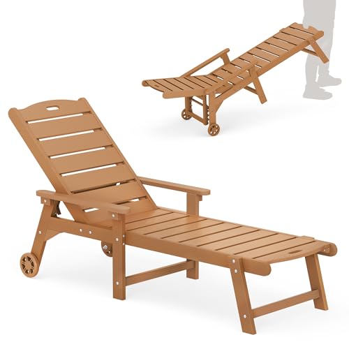 LUE BONA Outdoor Chaise Lounge, 5-Position