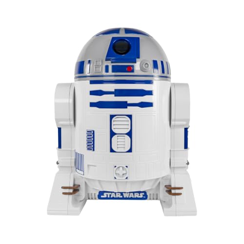Uncanny Brands Star Wars R2D2 Popcorn Maker- Fully Operational Droid Kitchen Appliance