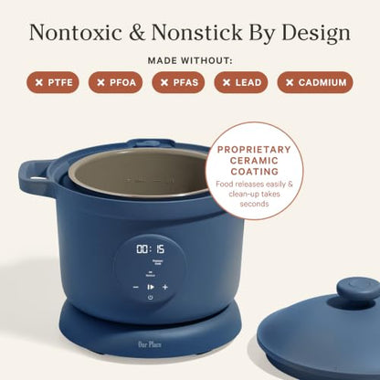 Our Place Dream Cooker, 6 Qt Ceramic Nonstick Pressure Cooker & Multicooker