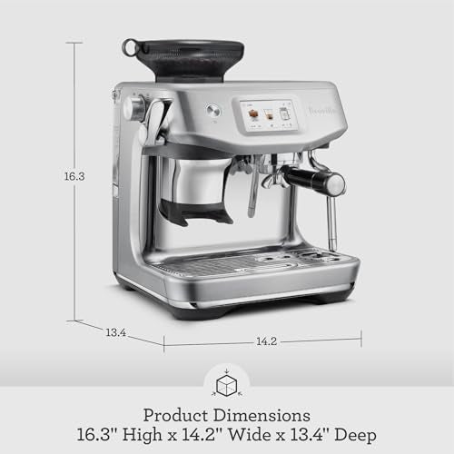 Breville Barista Touch Impress Espresso Machine BES881BTR, Black Truffle