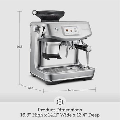 Breville Barista Touch Impress Espresso Machine BES881BTR, Black Truffle