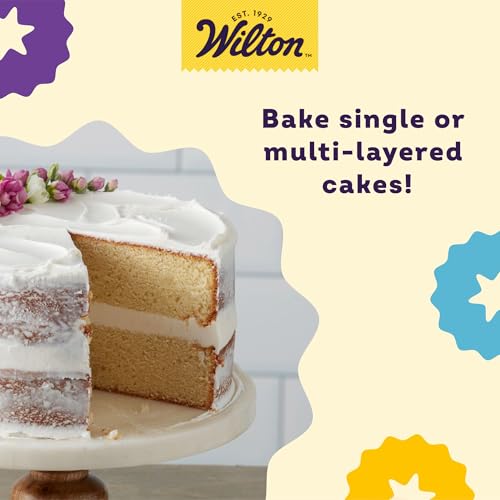 Wilton Performance Pans Aluminum Round Cake Pan, 9 x 2 in., Pack of 2
