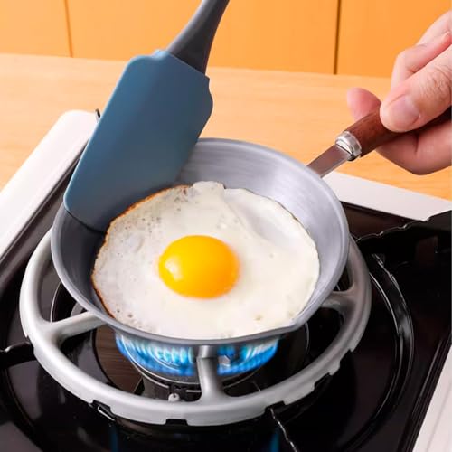 Hapivida Mini Stainless Steel Frying Pan, 6in/16cm Skillet Non Stick Egg Pan Gas Cooktops Induction Cooking Pan