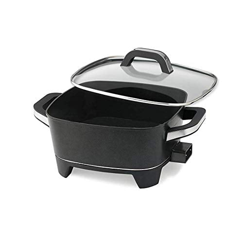 NESCO ES-12, Extra Deep Electric Skillet, Black, 12 inch, 1500 watts