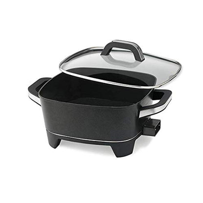 NESCO ES-12, Extra Deep Electric Skillet, Black, 12 inch, 1500 watts