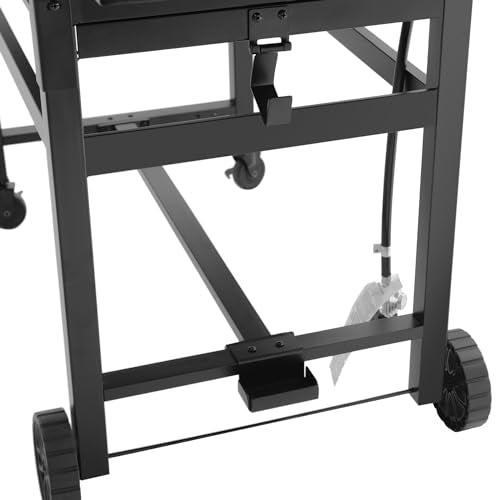 Royal Gourmet GB4001C-N 4 Burner Propane Gas Griddle with Cover, 35 Inch Outdoor Flat Top Grill Griddle with Foldable Side Tables & 52,000 BTUs Output for Barbecue Grilling, Black