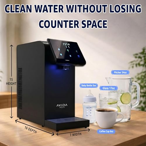 Avida H2O Ultra Instant Hot & Cold Water Dispenser, Black