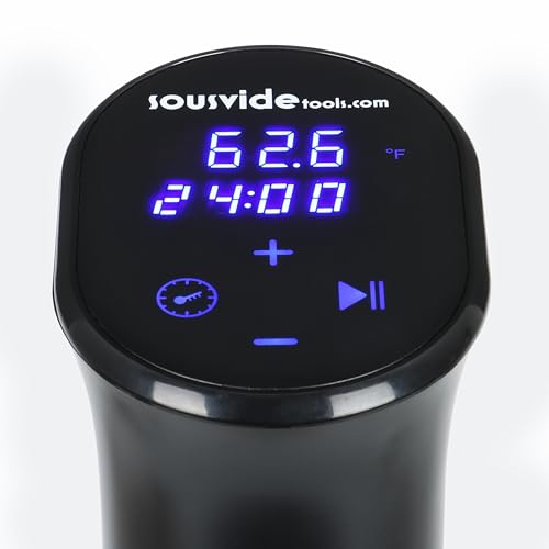 The Lab Made iVide 2.0 Sous Vide Cooker, 1200W WiFi Immersion Circulator, 0.1° Precision, Up to 30L Water Bath