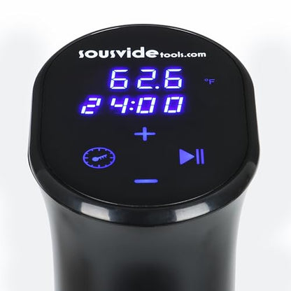 The Lab Made iVide 2.0 Sous Vide Cooker, 1200W WiFi Immersion Circulator, 0.1° Precision, Up to 30L Water Bath