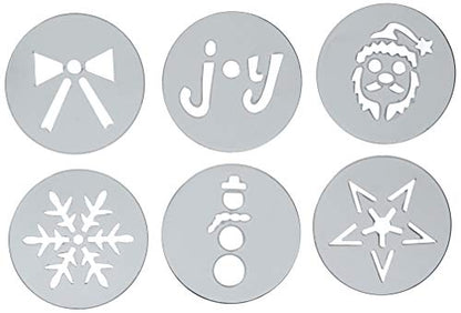 OXO Good Grips Cookie Press Holiday Disk Set, Metallic